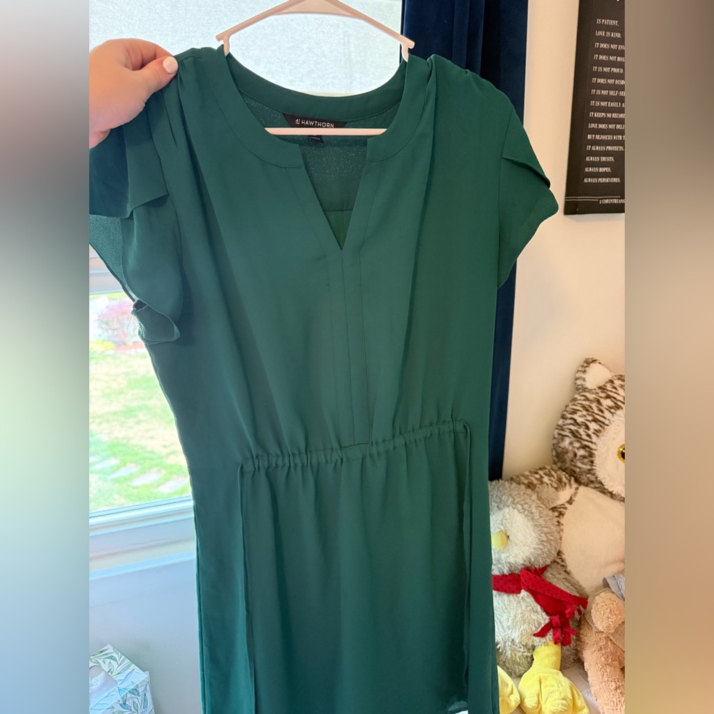 41 Hawthorn Deep Green Midi Dress